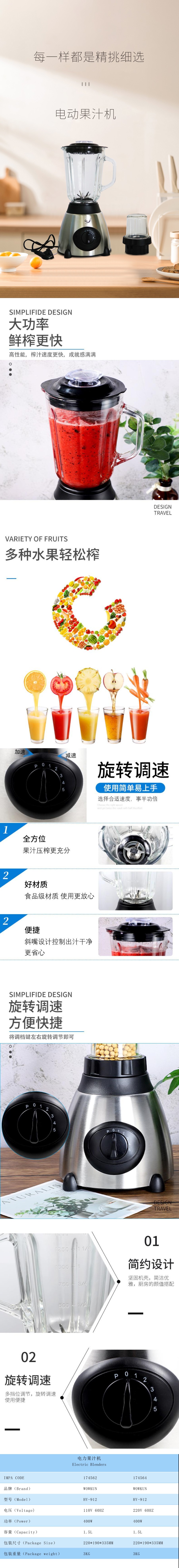 電動(dòng)果汁機(jī)12
